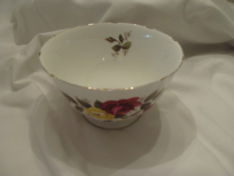 Richmond Rose Crown Essex open sugar bowl/ English bone ...