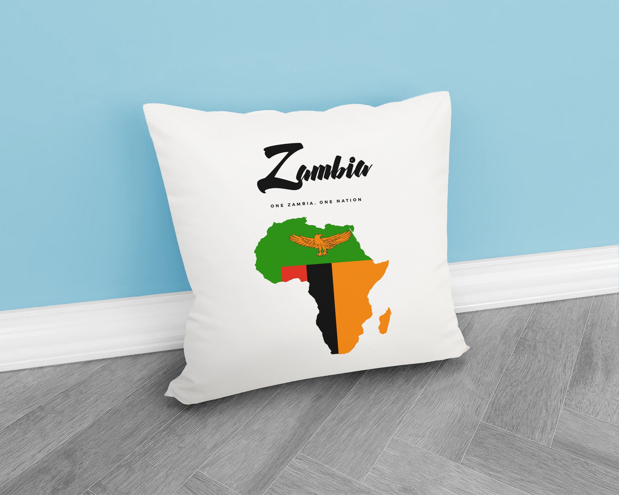 African Pillow Zambia Pillow Decorative Polyester Pillow Etsy UK