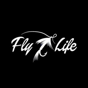 Fliegenleben, Fliegenfischen Aufkleber