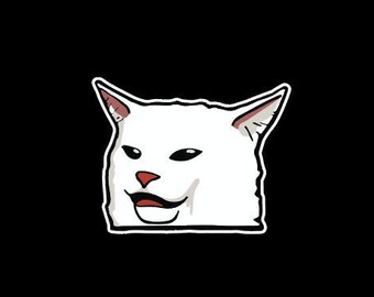 Cat Meme Full Color Decal
