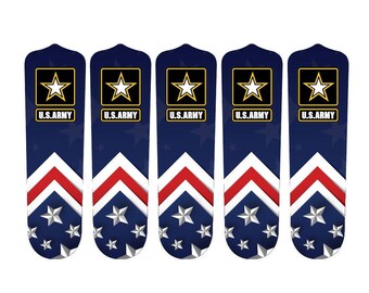 US Army Patriotic American Flag Ceiling Fan Blades