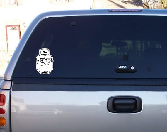 King of the Hill  Propane Hank Sticker