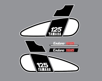 Yamaha 1975 DT125 Enduro Decal Set