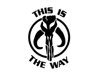 Mandalorian Vinyl Decal