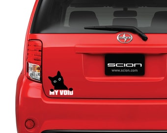 Black Cat - VOID - Car Sticker