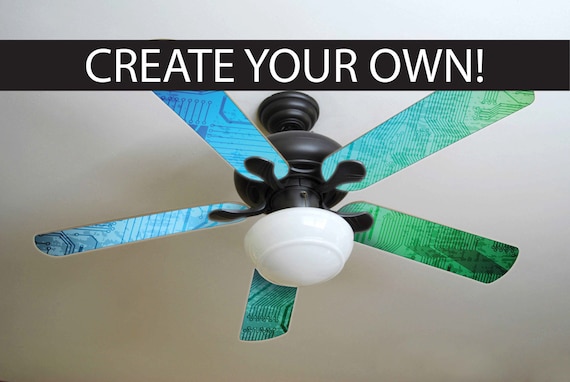 Custom Ceiling Fan Blades Made Just For You Etsy