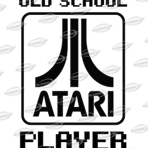 Vector Old School Gamer Shirt Cut File SVG, AI, Vector File