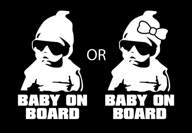 Baby on Board Sticker | Etsy