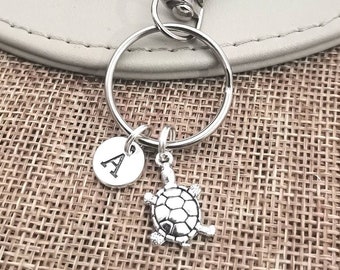 Tortoise Keychain, Tortoise Keyring, Tortoise Gift, Tortoise Themed, Animal Themed, Tortoise Lover,, Turtle, Small Animal, Personalized Gift