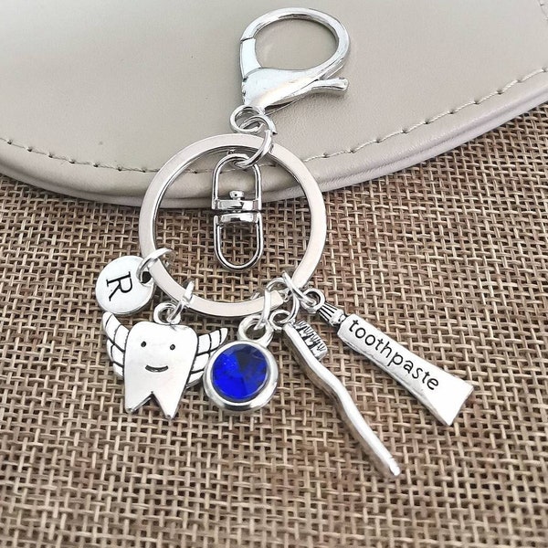 Dentist gift, dentist keyring, zahnarzt geschenk, dental gift, tooth keychain, dental student graduation, dental nurse, Teeth, Nurse