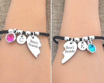 Best friend bracelets, Best friend bracelet for 2 , Friendship bracelets, Best friend gifts, Personalised friendship bracelets, Friends set