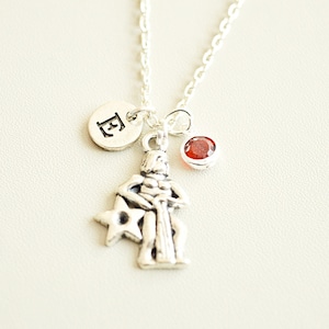 Aquarius Necklace, Aquarius Charm gift, Aquarius Jewelry, Aquarius gift, Aquarius Zodiac Necklace, January, February, Birthday gift idea