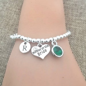 Mutter der Braut Geschenk, Mutter der Braut Armband, Personalisierte Mutter des Bräutigam Geschenk, Schwiegermutter Hochzeitsgeschenk, Dankeschön