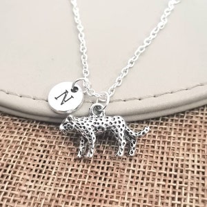 Jaguar Necklace, Jaguar Gift, Jaguar Jewelry, Jaguar Lover, Safari Gift, Safari Jewelry, Safari Necklace, Silver Necklace, Animal Lover
