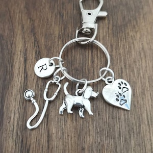 Vet Gifts, Vet Keychain, Vet Keyring,  Veterinary Gifts,  Veterinary Surgeon, Vet Nurse, Dog, Vet Technician, Veterinary, Vet Tech, Pet