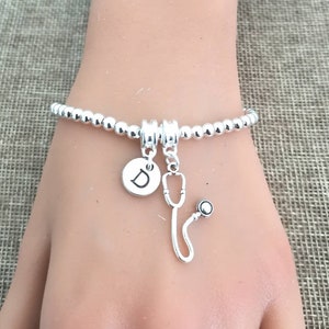 Doctor Bracelet, Doctor Bracelet Women, Stethoscope Gifts, Stethoscope Jewelry, Doctor Gifts for Her, New Doctor, Stethoscope Bracelet
