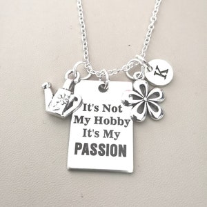 Gardening Necklace, Gardening Jewelry, Gardening Gift, Watering Can, Gift Women, Garden Necklace, Gardener Necklace, Gift for Gardener