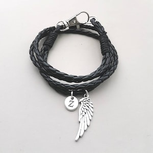 Flügel-Geschenk für Ihn, Flügel-Armband, Erinnerungsgeschenk, Haustierverlust, Winkel-Flügel, Sympathiegeschenk, Geschenke für Männer, Freund, Bruder, Ehemann, Männer, Jungen