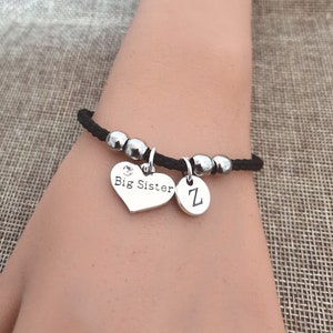 Big Sister Gift, Sister Birthday Gift, Big Sister Bracelet, Big Sister Present, Big Sister Charm, Big Sis, Sister, Personalized Birthday