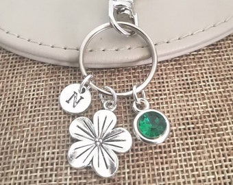 Blume Schlüsselanhänger, Blumen Schlüsselanhänger, Wald Schlüsselanhänger, Gärtner Schlüsselanhänger, Geschenke für Sie Geburtstag, Geburtstagsgeschenke für Freundin