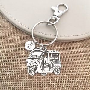 Thailand Gift, Tuk Tuk Gift, Tuk Tuk Keychain, Personalized Thai Gift, Tuk Tuk Keyring, Bangkok, Traveller, Rickshaw, Taxi, Thai, Cool, Fun