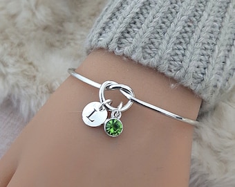 Geboortesteenarmband augustus, geboortesteen augustus, armband voor vrouwen, augustuscadeau voor vrouwen, peridootcadeau voor haar, geboortesteenarmband, augustus