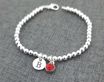 July birthstone bracelet, July birthstone, July Bracelet, Ruby Bracelet, Bracelet for women, July gift for women,gift for her, July Birthday