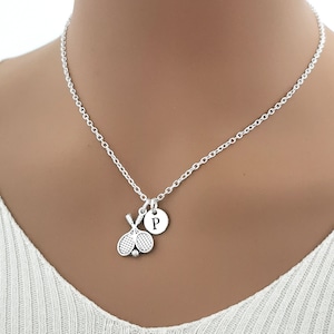 Tennis Necklace, Tennis Gifts, Tennis Jewelry, Tennis Charm Gift, Tennis Player, Tennis Coach, Team gift, Tennis Racket, Tennis Ball, Friend