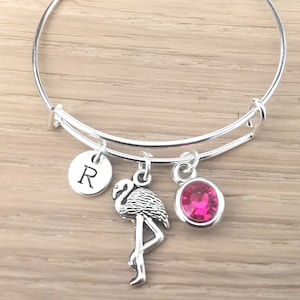 Flamingo Gifts, Flamingo Jewellery, Animal Gifts, Pink Flamingo, Flamingo Bracelet, Bird , Flamingo Pendant,  Bird Jewelry, Fashion