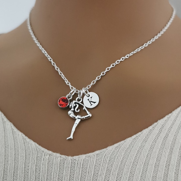 Gymnast Gift for her, Gymnastics Necklace I Love Gymnastic gift, Personalized Gifts for Gymnast, Girls gymnastics, Gymnastics birthday gift