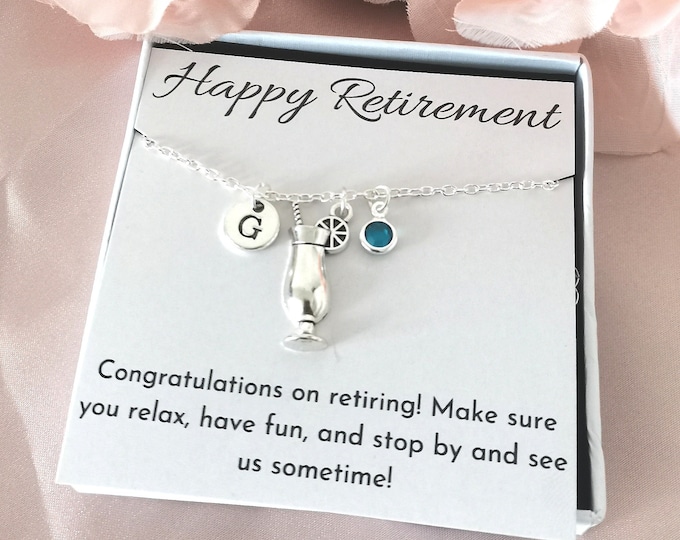 Retirement Gifts for Women, Retirement Necklace, Retirement Jewelry, Retirement Gifts, Colleague Retirement,Retirement gift necklace