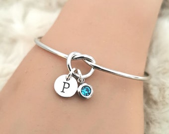 Pulsera de marzo, pulsera para mujer, pulsera con piedra de nacimiento de marzo, regalos para mujer, regalo para ella, pulsera con piedra de nacimiento de marzo, regalo para ella