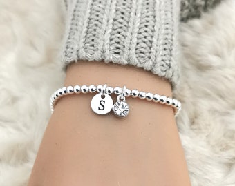 April Armband, Geburtsstein Armband April, Armband für Frauen, April Geschenk für Frauen, Geschenk für sie, Geburtsstein Armband
