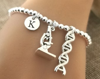 Biology Bracelet, Biology Gifts for Women, Biology Gifts,  Biology Teacher gift, Biology student gift, Biology gift for her, Biology,Medical