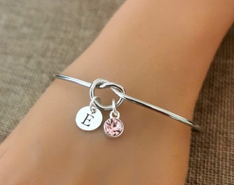 Pulsera con piedra de nacimiento de octubre, piedra de nacimiento de octubre, pulsera para mujer, regalos para mujer, regalo para ella, pulsera con piedra de nacimiento, regalo para ella
