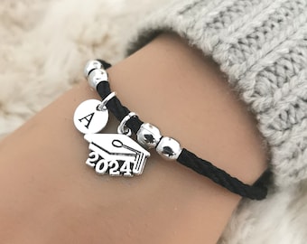 Graduation Gift 2024, Graduation bracelet 2024, Graduation Gift for her, Graduation Gift for him, Graduate, School. College, Class of  2024