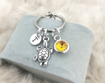 Schildkröten-Schlüsselring, Schildkröten-Geschenk, Schildkröten-Schlüsselbund, Geschenk für Freund, Tierliebhabergeschenk, Geschenk sie sie, Jungen-Schlüsselanhänger, ursprüngliche Schlüsselanhänger