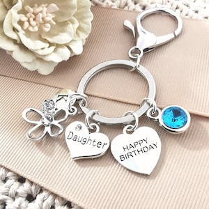 Daughter birthday gift, Daughter keyring, Daughter keychain, Daughter birthday, Daughter gift, Daughter gift from mum, gift for Daughter