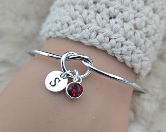 January birthstone bracelet, January birthstone, Bracelet for women, gifts for women, gift for her, birthstone bracelet, gift for her,garnet