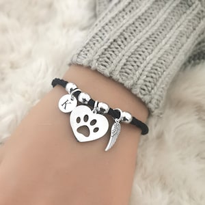 Dog memorial gift, pet memorial, Pet loss, dog loss gifts, dog bracelet, pet loss gifts, paw bracelet,dog paw bracelet, pet loss bracelet,