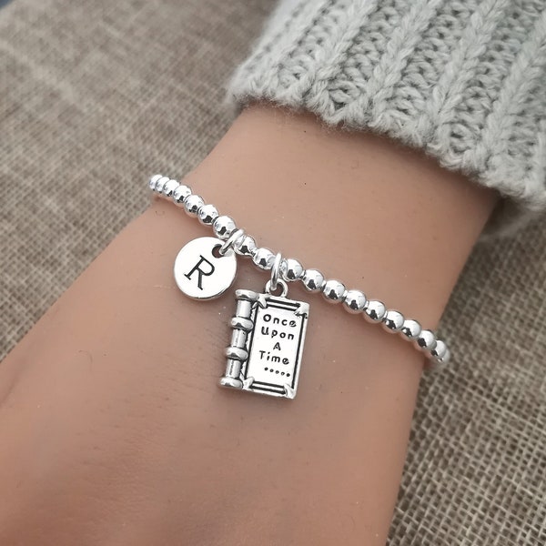 Book Bracelet, Reader gift, Author Gift, Writer Gift, Gift for Reader , Author Birthday, Writer, Reading, Book Lover, Book Reader, Script