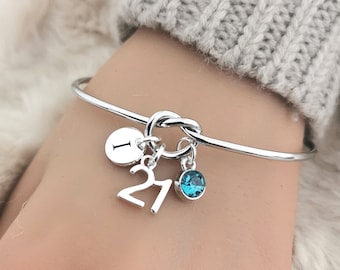 21st birthday gift for her, 21 birthday gift for her, 21st birthday present, 21st birthday bracelet,21st birthday gift,21st birthday jewelry