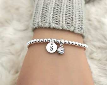 April Geburtsstein Armband, April Geburtstagsgeschenk, April Armband Frauen, Geschenke für Frauen,Geschenk für sie,Geburtsstein Armband