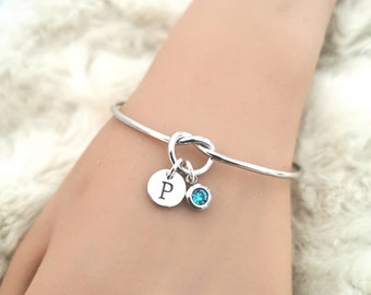 Pulsera con piedra de nacimiento de marzo, piedra de nacimiento de marzo, pulsera para mujer, regalos para mujer, regalo para ella, pulsera con piedra de nacimiento de marzo, regalo para ella