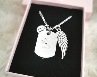 Dog ashes necklace, dog ashes urn, pet memorial necklace, pet memorial gift, pet ashes necklace, pet loss necklace pet ashes urn necklace,