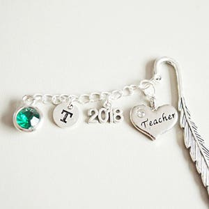 Teacher bookmark, Teacher retirement, Teacher appreciation, End of year gift,  Bookmark gift for teacher, Personalised Teacher Bookmark
