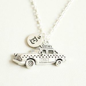 Taxi New York , Taxi New York Gift, Taxi Necklace, New York Gift, New York jewelry, Car Necklace, Sister Gift, Custom Charm Necklace, Car