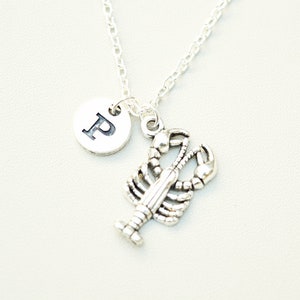 Lobster Necklace, Lobster Gifts, Lobster Jewellery, Lobster Charm Necklace, Ocean , Lobster Pendant, Beach, Crayfish, Shrimp,Seafood Lover