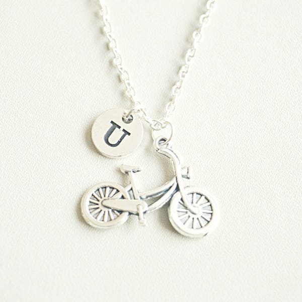 Cycle necklace, Bicycle gifts, Bicycle necklace, Cycle Jewelry, Cycling gift, Gift for cyclist, Bicycle jewelry, Cycling Jewelry, Silver
