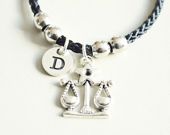 Libra Bracelet Gift, Libra gift, Libra Jewelry, Libra Birthday gift for him, Zodiac, Horoscope, Star Sign, September, October, Birth Month